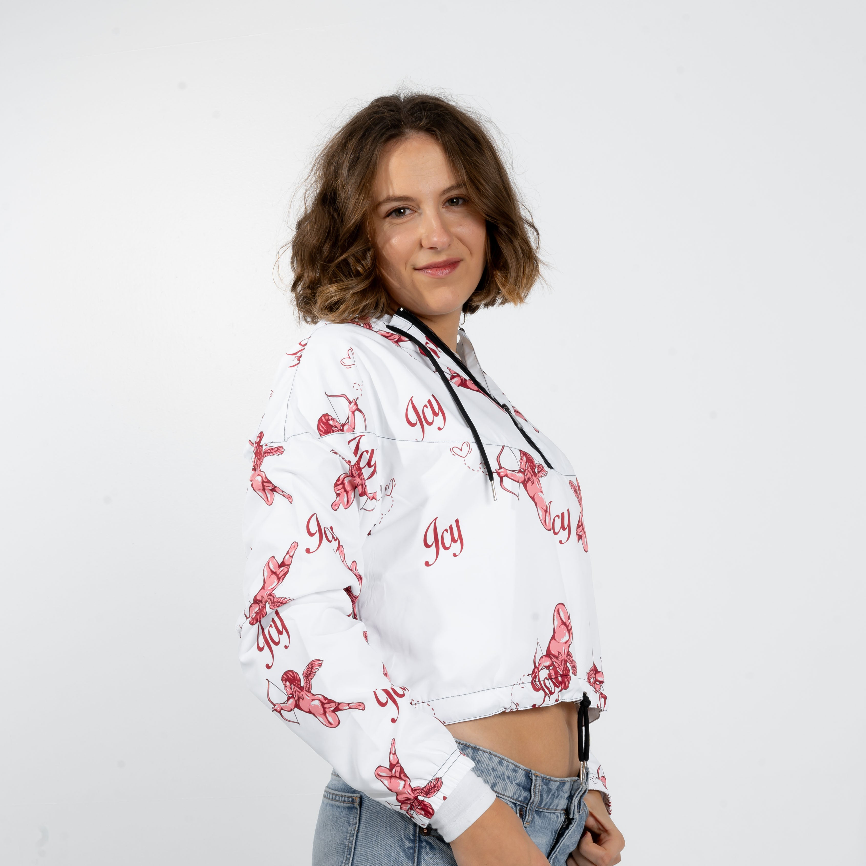 Love Collection Signature Cropped Windbreaker